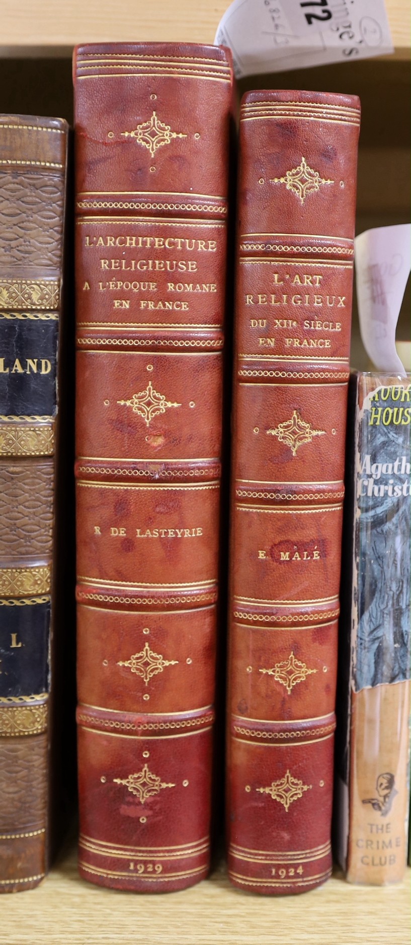 Lasteyrie, Robert de - L’Architecture Religieuse en France romane et a l’epoque Romane, 2nd edition, Auguste Picard, Paris, 1929 and Male, Emile - L’Art Religieux du XII Siecle en France, 5th edition, Libraire Armand Col